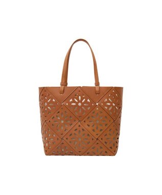 genten サスカットバスケット手提げバッグ＜LL＞ チャ