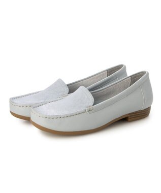 ing <ing>モカシューズ ライトブルー