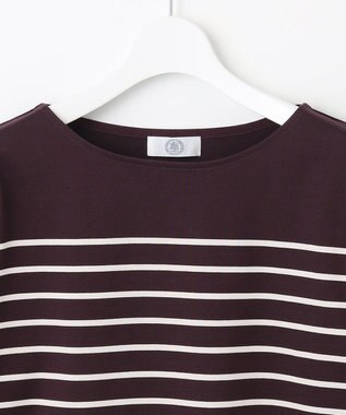 J.PRESS LADIES バスクボーダー カットソー パープル系1