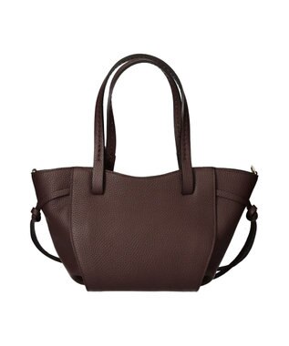 INTER-CHAUSSURES 【LORISTELLA】レザーミニトートバッグ ダークブラウン