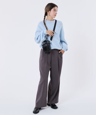 LeSportsac MINI PHONE BAG/ブラックシャイン ブラックシャイン