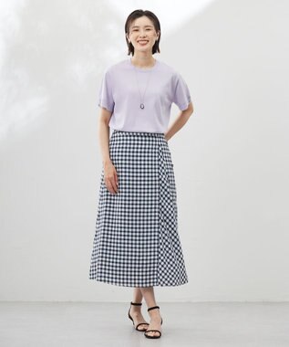 J.PRESS LADIES 【リバーシブル】エポ ネックレス ネイビー系