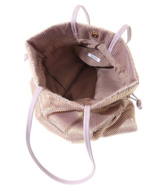 Green Parks ａｎｄｍｉｋｋａ．　メタリックプリーツトートバック Lavender