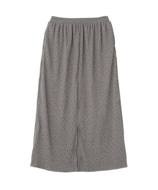 Green Parks 楊柳プリーツスカート Gray
