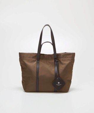 TOPKAPI 【TREASURE TOPKAPI】ナイロン レザー ハンドル A4 トートバッグ ブラウン