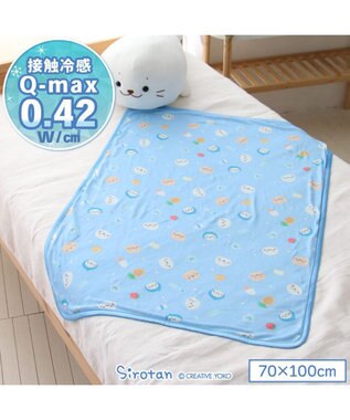  しろたん クール ブランケット 《みんなのすきなもの柄》