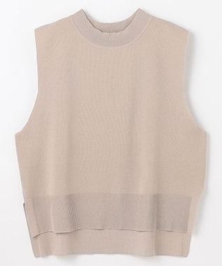 ANY L ニットベスト ベージュ