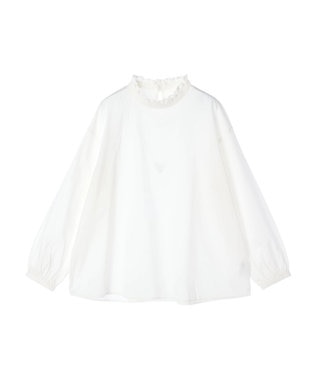 CRAFT STANDARD BOUTIQUE 衿フリルブラウス Off White