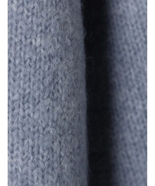 Green Parks タートルニットワンピース Sax