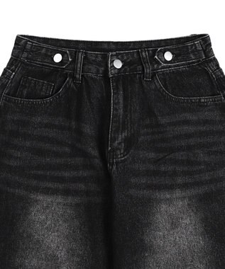 WEGO パラシュートデニムパンツ デニムブラックソノタ