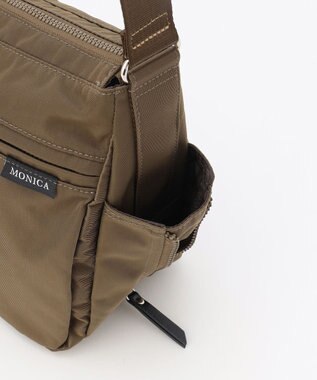 LA BAGAGERIE 【MONICA】サイドジップショルダーバッグ カーキ