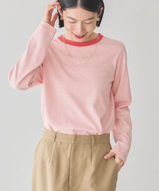 AMERICAN HOLIC クルーネックカットプルオーバー Red