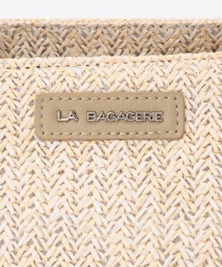 LA BAGAGERIE つまみハンドル　サマー2wayトートバッグ アイボリー
