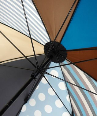 +RING レディース向け プラスリング 長傘 60cm MLT T1366 マルチカラー