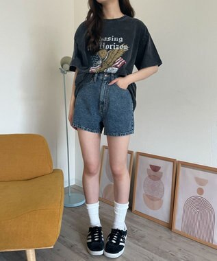 WEGO デニムショートパンツ デニム中濃加工色