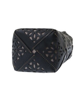 genten サステナブルカットワーク ポシェット クロ