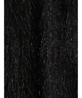 Green Parks ラメフリンジカットキャミソールビスチェ Black