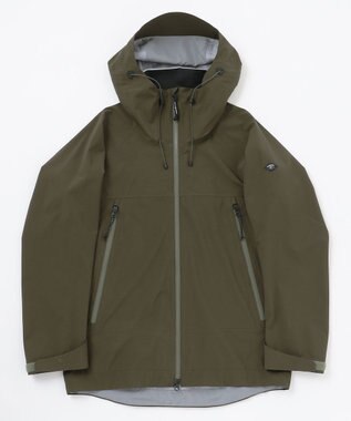 JOSEPH ABBOUD MOUNTAIN 【ECO撥水/耐水性/透湿防水素材/ストレッチ/軽量】ボイルドポリエステル3レイヤー マウンテンパーカー カーキ系