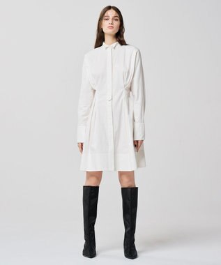 uncrave コットンツイル シャツワンピース（uncrave WHITE） オフ