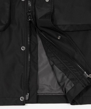 WEGO 【ユニセックス着用ITEM/アウトドア】フードシェルブルゾン ブラック