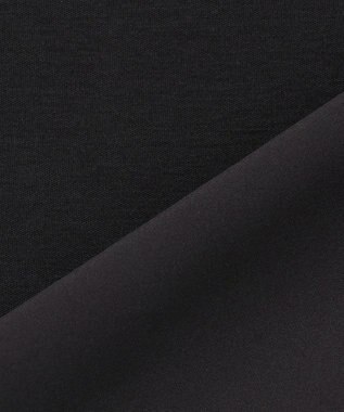 UNFILO L ペプラムコンビ ロンT ブラック