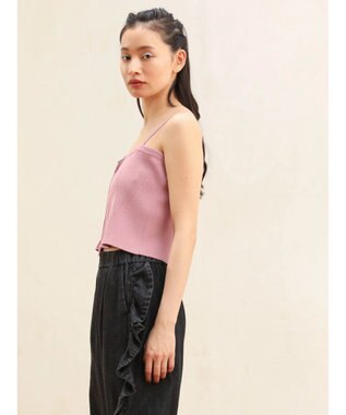 Green Parks ■ＥＳＣＡＲ　２ｗａｙ　ｗーｚｉｐ　ニットキャミ Pink