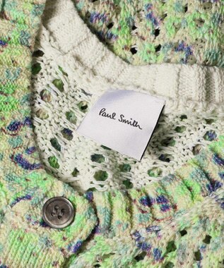 Paul Smith Garden Floral 半袖カーディガン ライトグリーン
