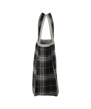 ROOTOTE 1344【フェルト生地】LT.スクエア.ドットチェック-A 01：ブラック