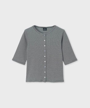 Paul Smith ボーダー ハーフスリーブ カーディガン