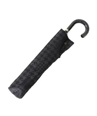 槇田商店 monotone 千鳥チェック ブラック 折りたたみ傘