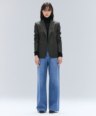 BEIGE， 【洗える】SORE / シアーコットンハイネックカットソー Black