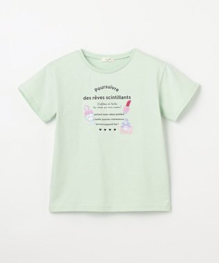 ANY KIDS ひんやりクール ロゴTシャツ ミント