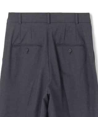 BEIGE， 【洗える】LAVAL / ワイドタックパンツ C.Gray