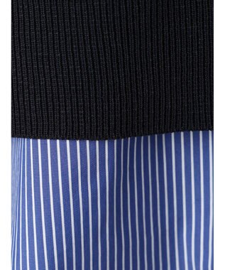 CRAFT STANDARD BOUTIQUE 【洗える】ニットベスト+バンドカラーシャツ-SET Navy