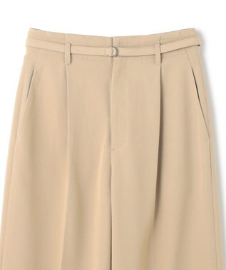 UNFILO イージーチノ ベルト付きパンツ ベージュ