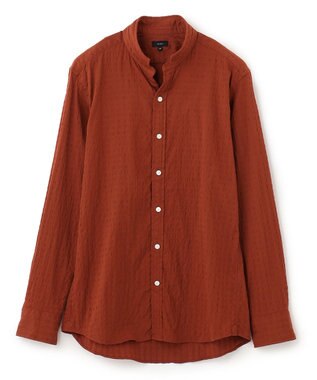 JOSEPH HOMME トリックジャガードストレッチ　ウイングカラーシャツ ライトオレンジ系