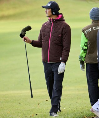 PW CIRCULUS 【撥水加工 / ストレッチ】【MEN】キルティング中綿パンツ ゴルフ ブラック系