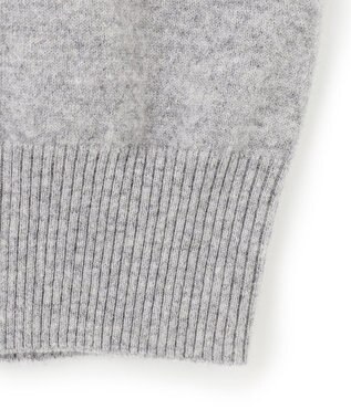 23区 L 【滝沢眞規子さん着用/Oggi掲載/洗える】ピュアカシミヤ タートルネック ニット ライトグレー系