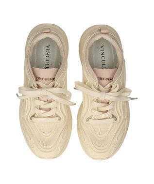 Bridget Birkin 【VINCULUM】軽量メッシュスニーカー オフホワイト