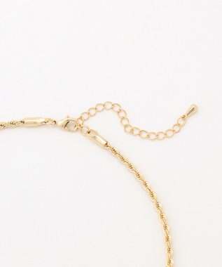 ANY 【長さ調節可能】ノットリングネックレス ライトゴールド