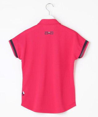 23区GOLF 【WOMEN】エイトロックカノコ カラーポロシャツ ピンク系