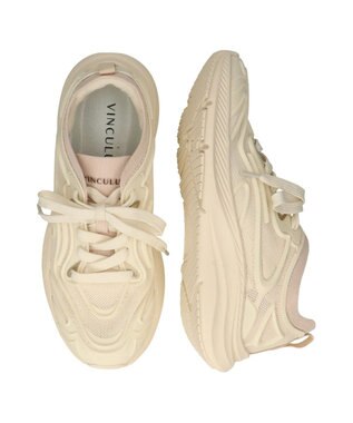 Bridget Birkin 【VINCULUM】軽量メッシュスニーカー オフホワイト