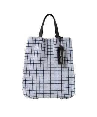 FOLNA RD ニットショッパートートバッグ ブルー