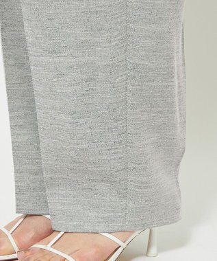 uncrave リネンライクツイル テーパードパンツ グレー