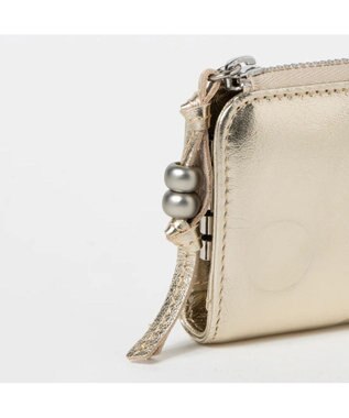 UNBILLION ペルケ perche / ドット型押しスマートキーケース ゴールド