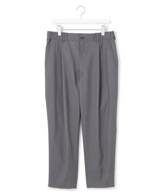 J.PRESS YORK STREET 【UNISEX】ウールライク テーパードイージーパンツ