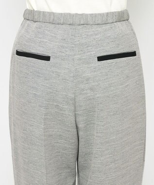 uncrave リネンライクツイル テーパードパンツ グレー