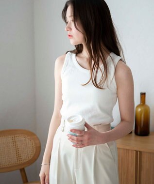 WEGO シンプルタンク ホワイト