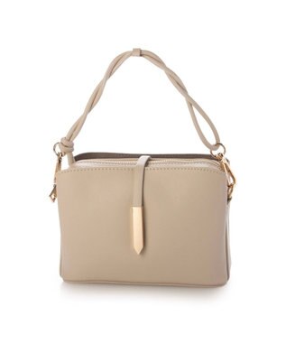 UNBILLION カシュカシュ cachecache / メタルフラップ3つ口ミニショルダー