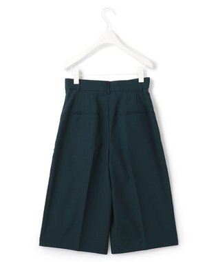 ICB 【洗える】 ウールマットウース ショートパンツ パイングリーン系